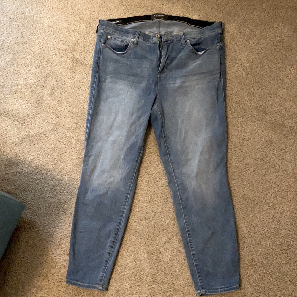 Torrid sky high skinny jeans 20R non-distressed